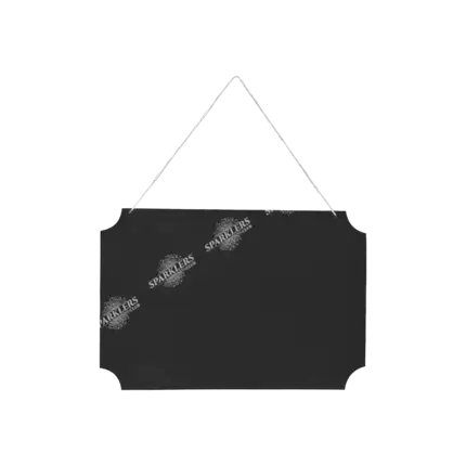 Black board sign to hang 45x30cm