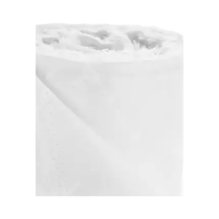 Fine white semi gloss fabric 1,5 x 100 meters