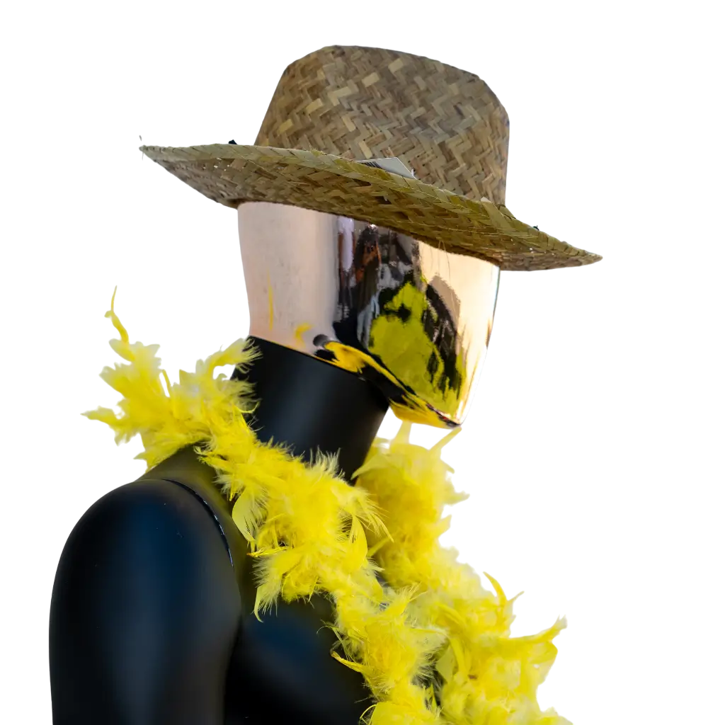 Yellow Feather Boa