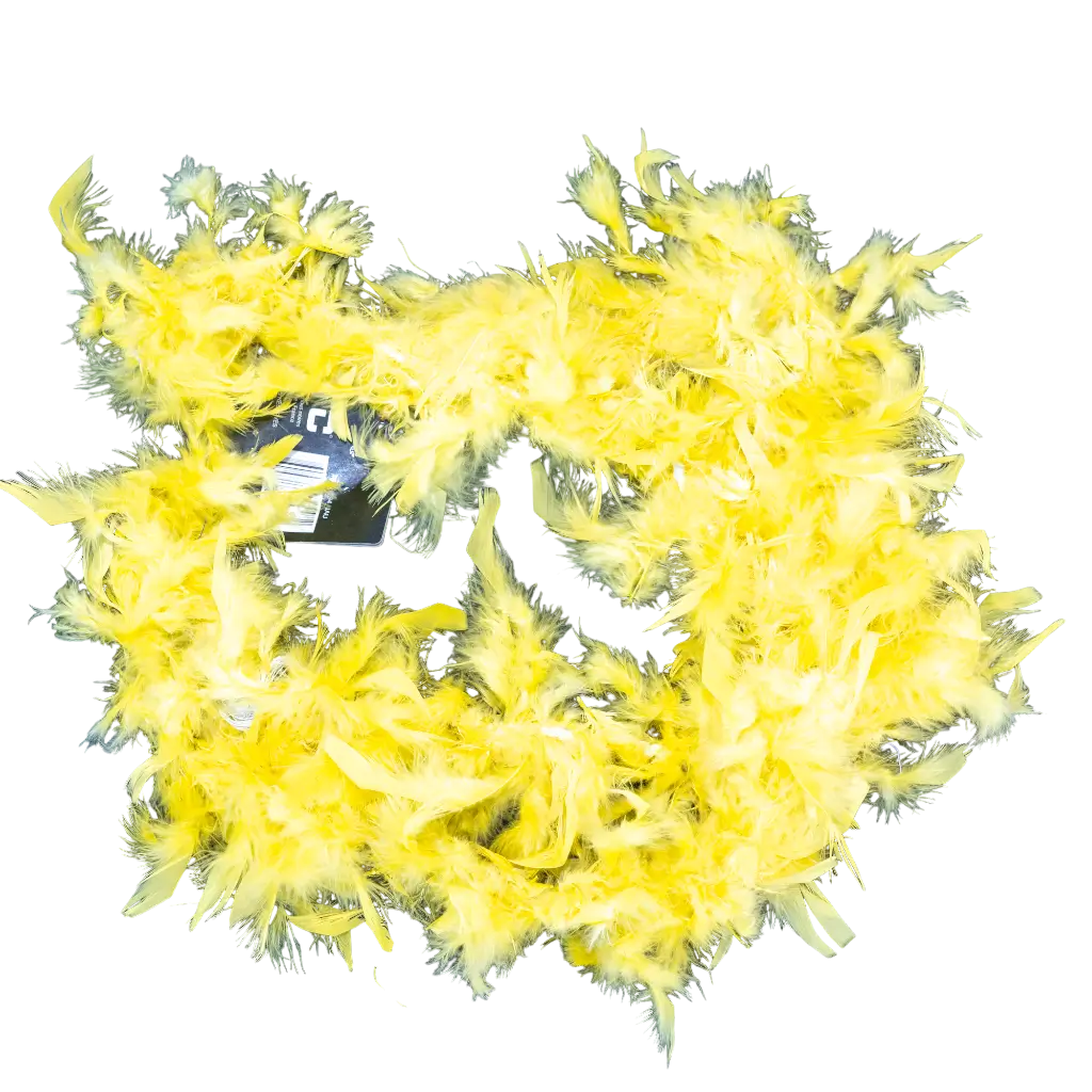 Yellow Feather Boa