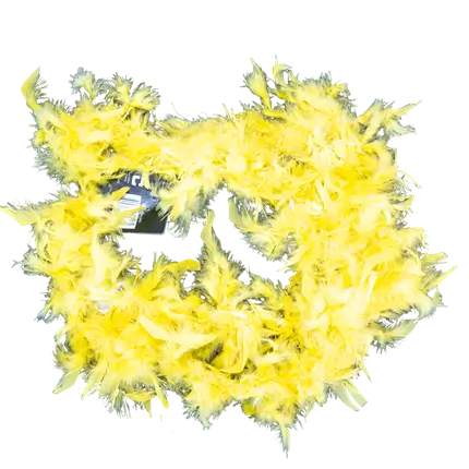 Yellow Feather Boa