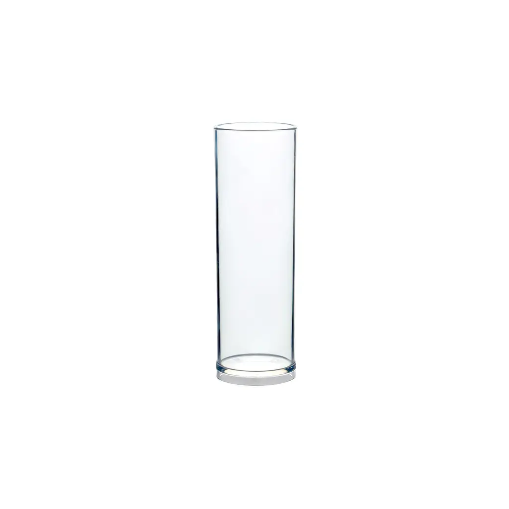Unbreakable glass tube 22cl Transparent