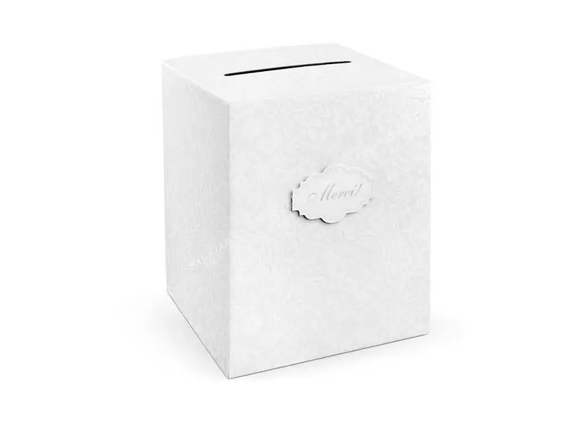 White paper urn "Thank you