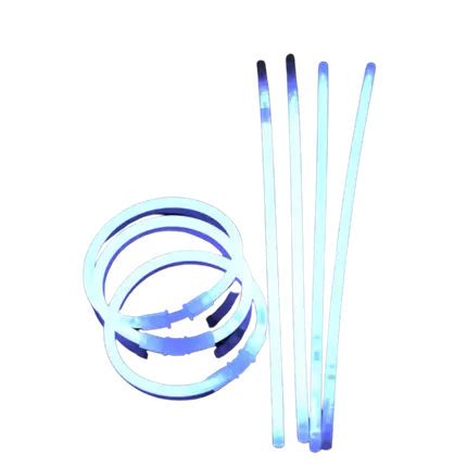 White Fluo Bracelet (Set of 100)