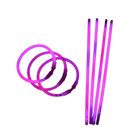 Fluorescent Pink Bracelet (Set of 100)