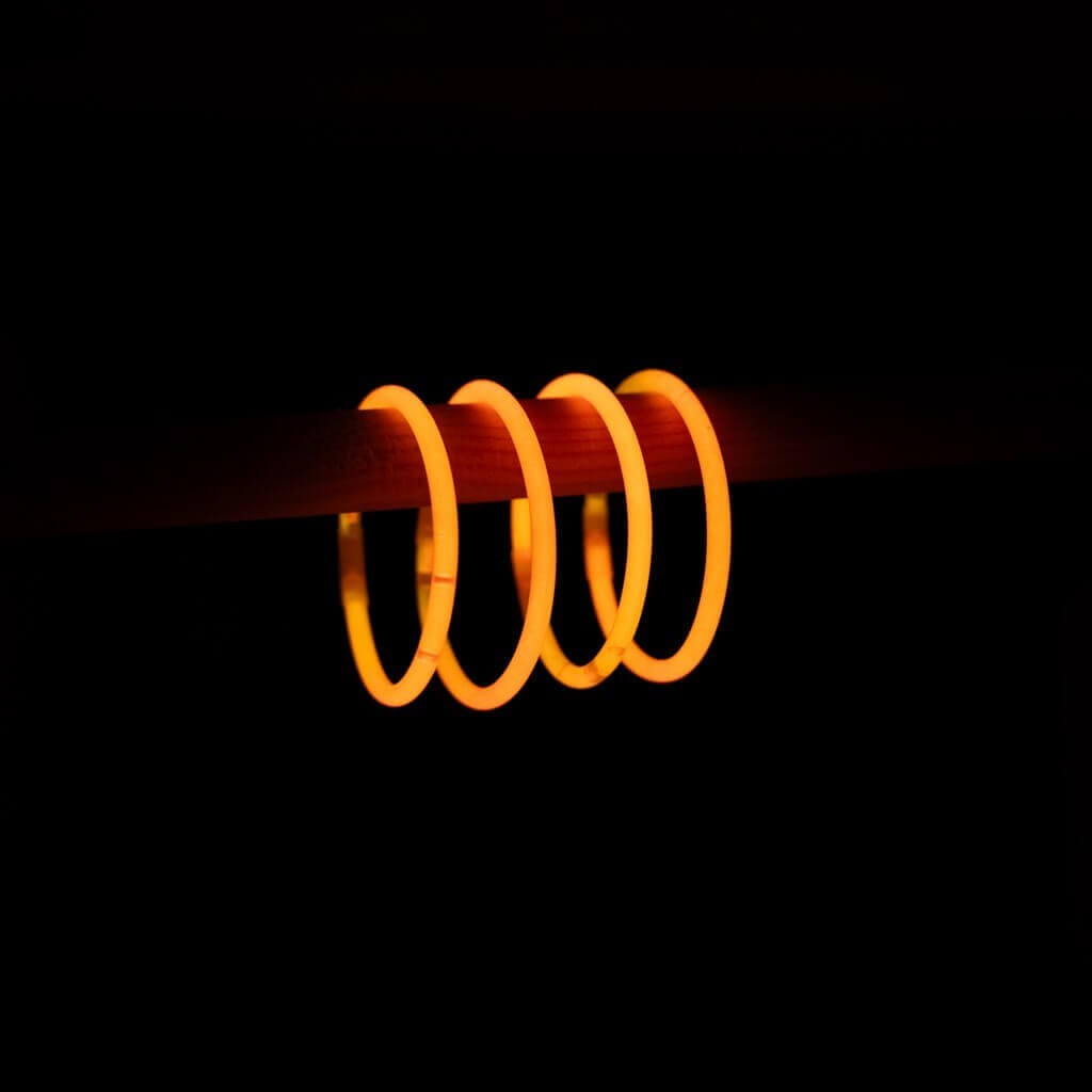 Fluorescent Orange Bracelet (Set of 100)