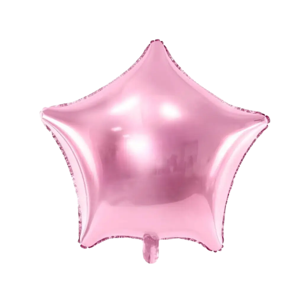 Balloon Metal Star Pink 48cm