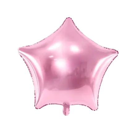 Balloon Metal Star Pink 48cm