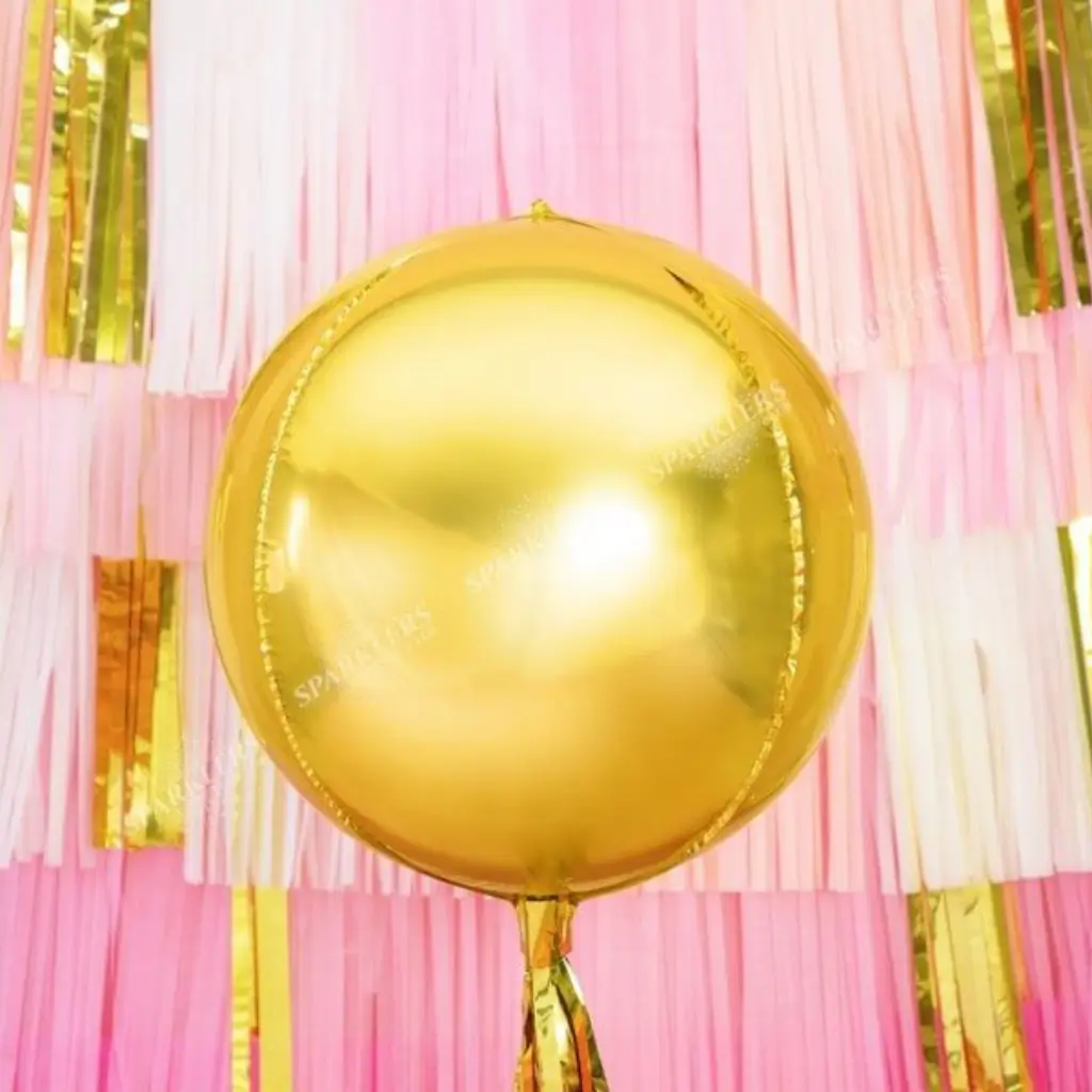 Metallic Gold Mylar Balloon 40cm