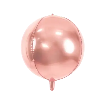 Metallic Rose Gold Mylar Balloon 40cm