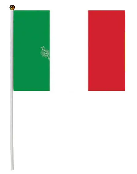 Italy Flag 30x45cm with stick