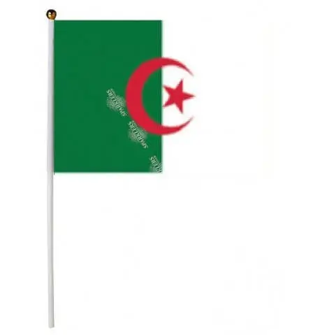 Algeria Flag 30x45cm with stick
