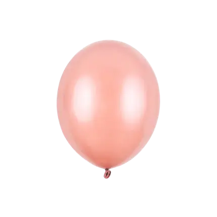 Pack of 100 metallic Rose Gold Balloons