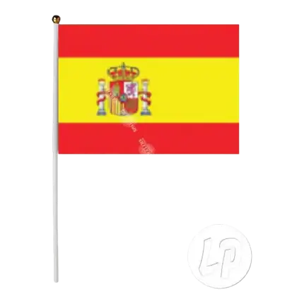 Pack of 12 Spain Flags 15x22cm