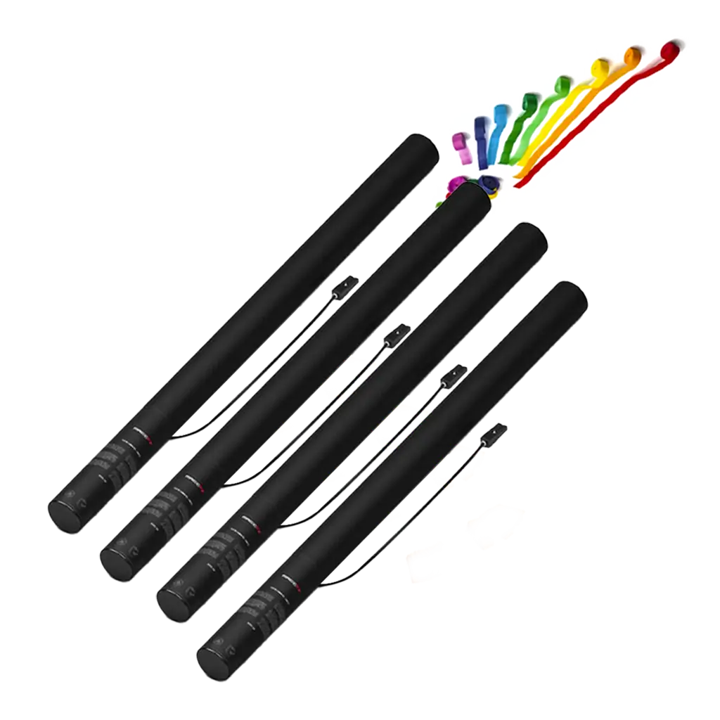 Streamer Multicolor electric confetti gun 80 cm