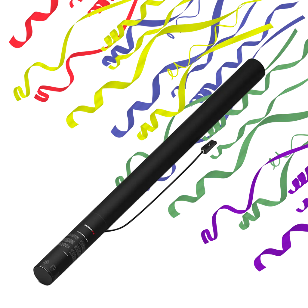 Streamer Multicolor electric confetti gun 80 cm