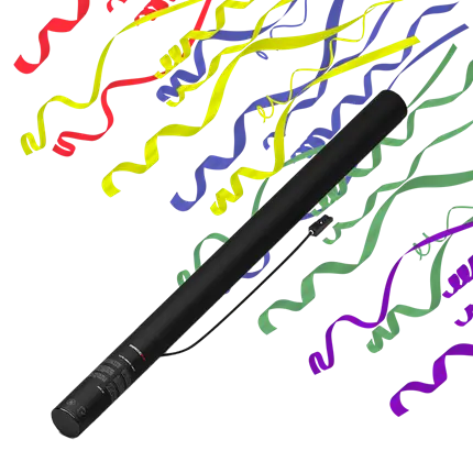 Streamer Multicolor electric confetti gun 80 cm