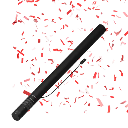 Electric confetti gun red 80 cm