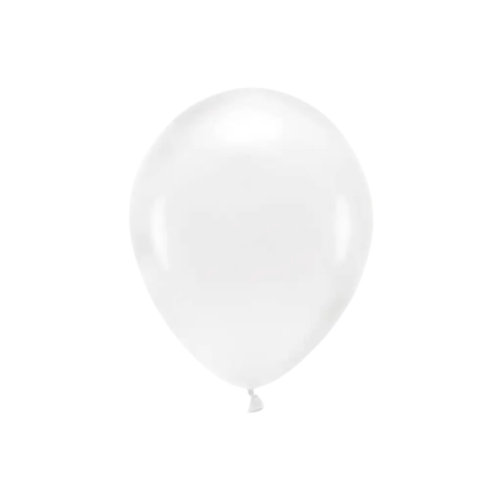 Pack of 100 Clear Biodegradable Balloons