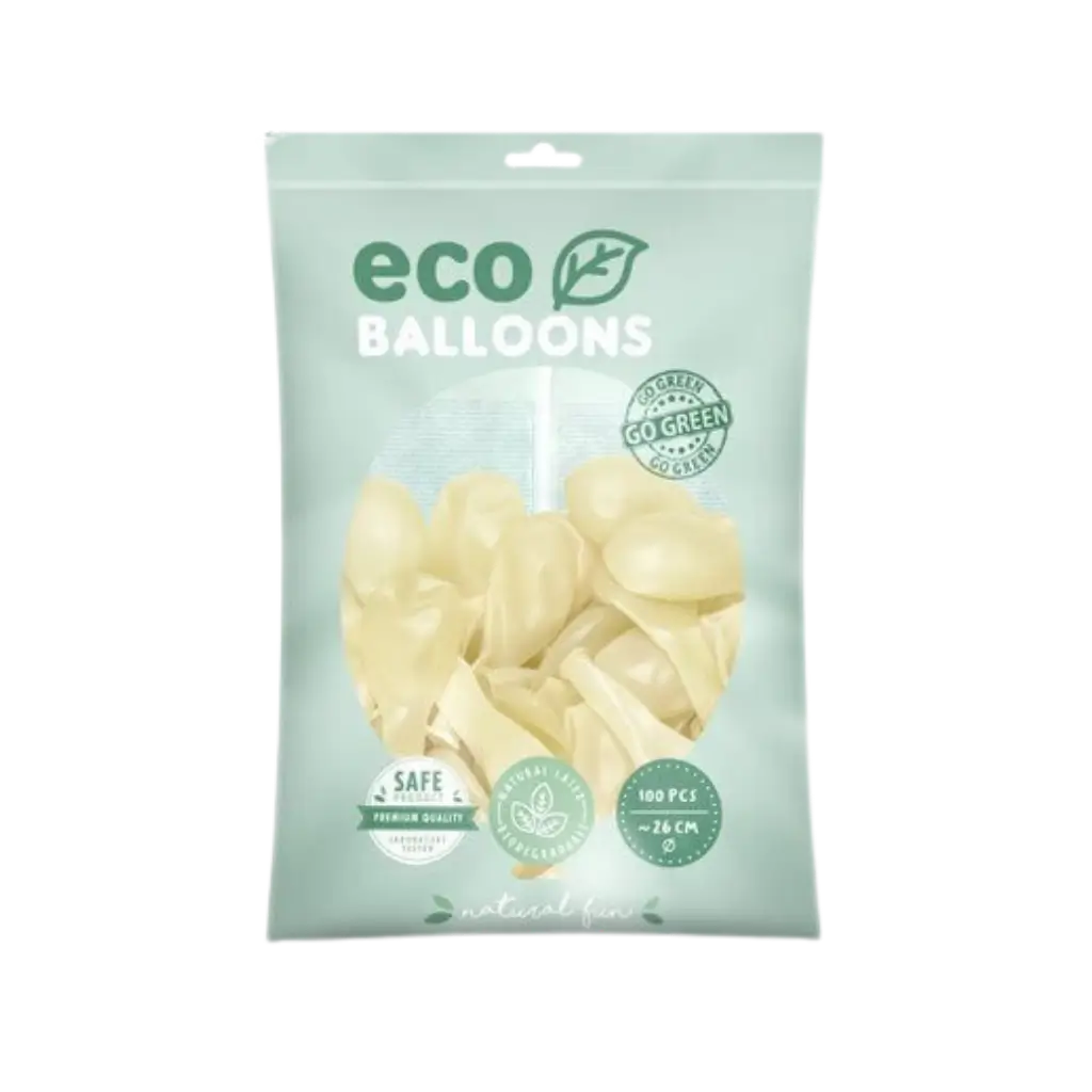 Pack of 100 Clear Biodegradable Balloons