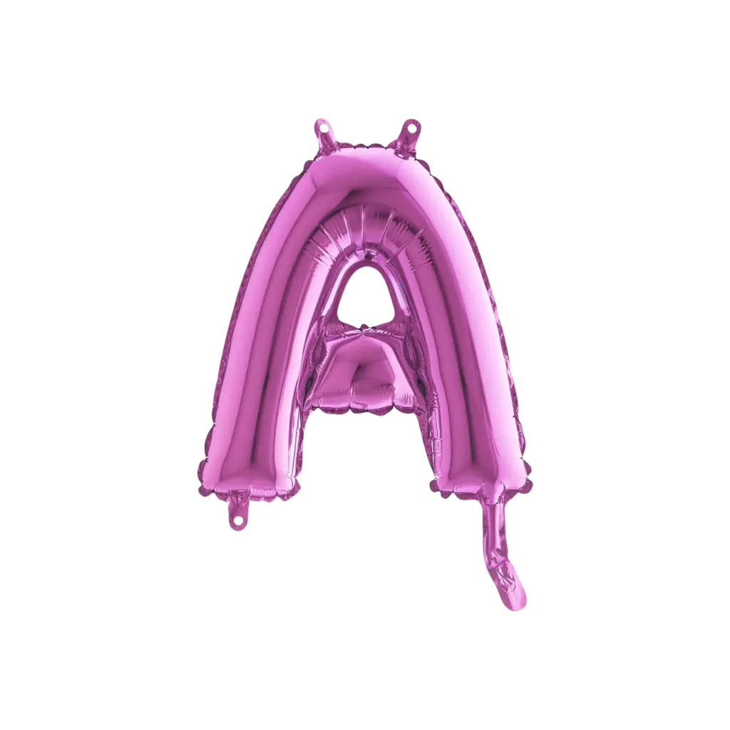 Balloon Letter A Pink - 35cm