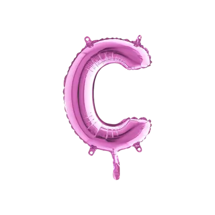 Balloon Letter C Pink - 35cm