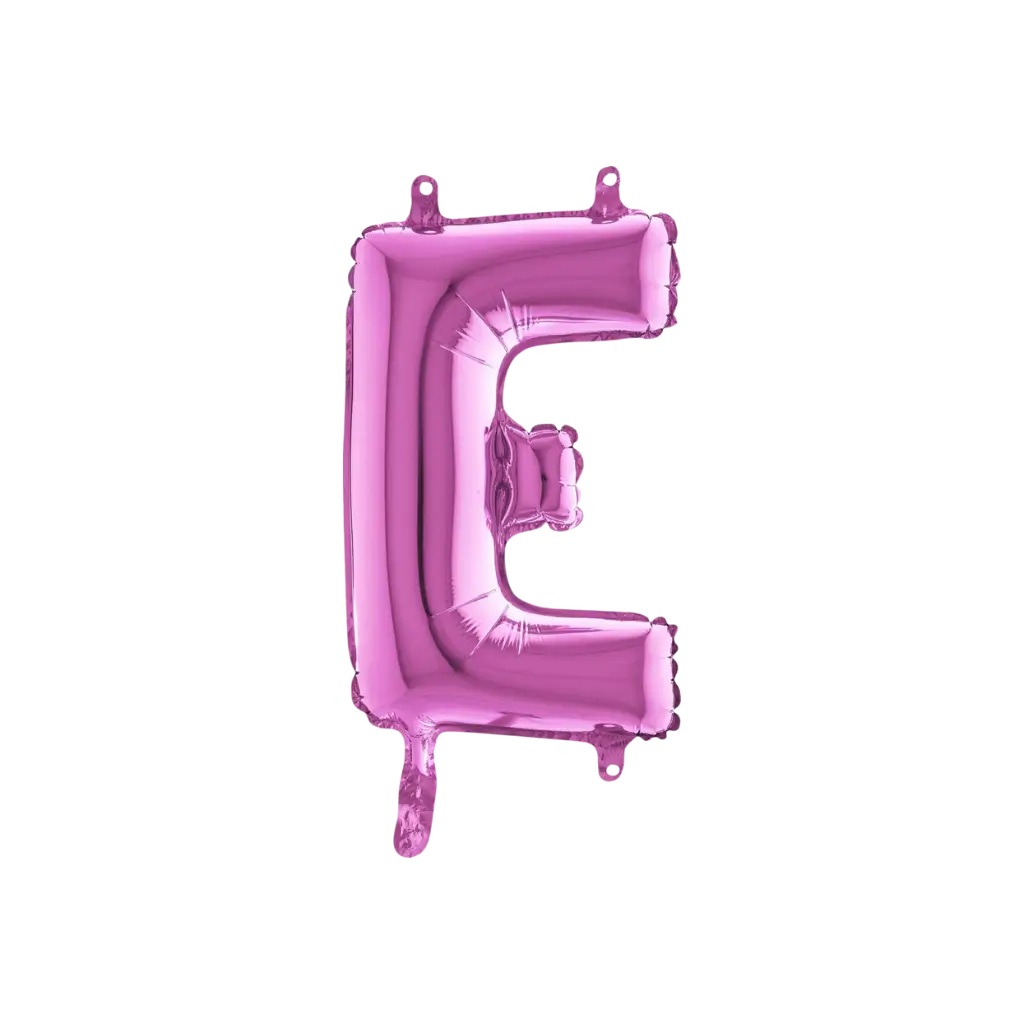 Balloon Letter E Pink - 35cm