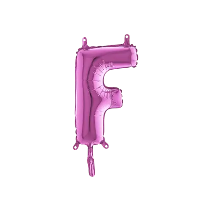 Balloon Letter F Pink - 35cm