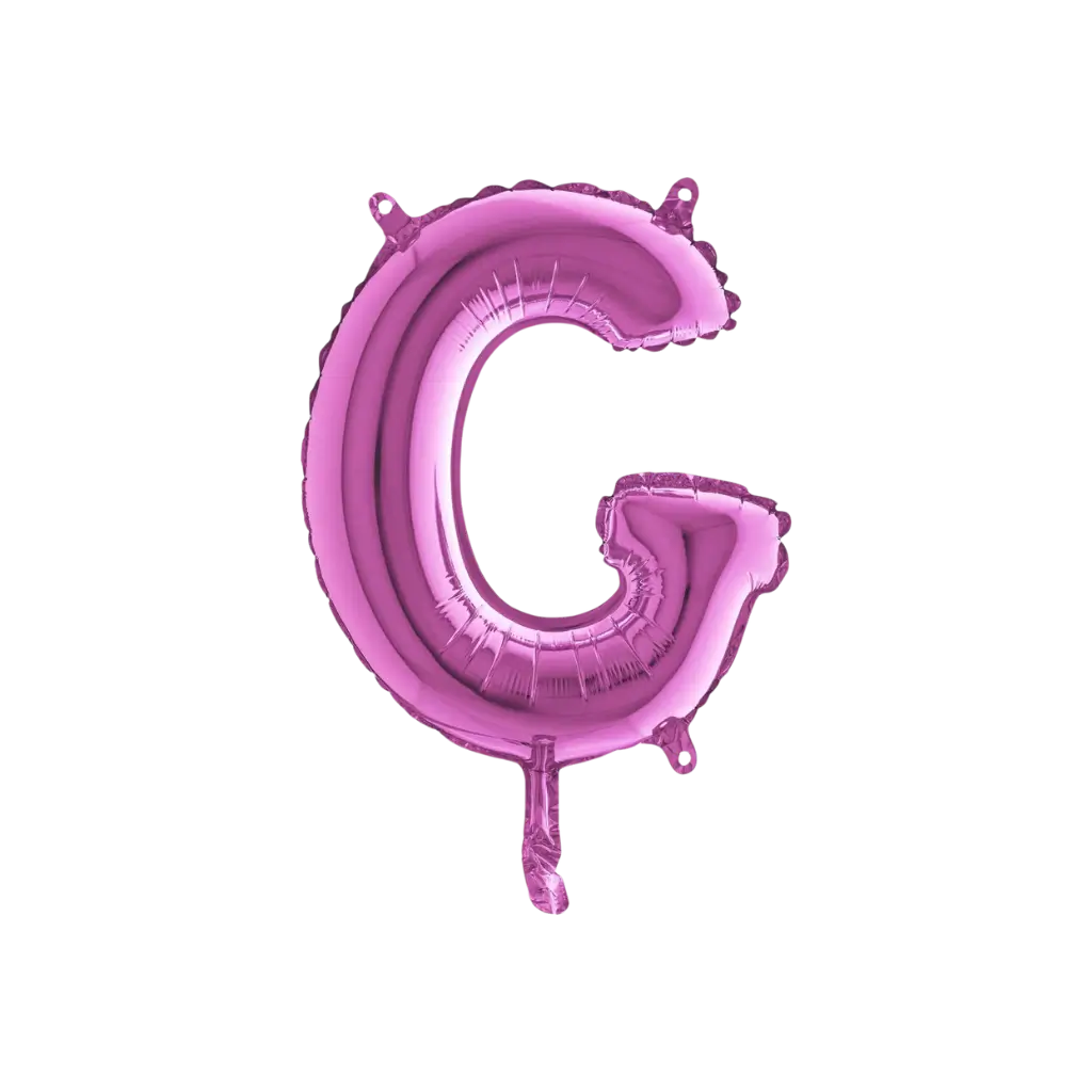 Balloon Letter G Pink - 35cm