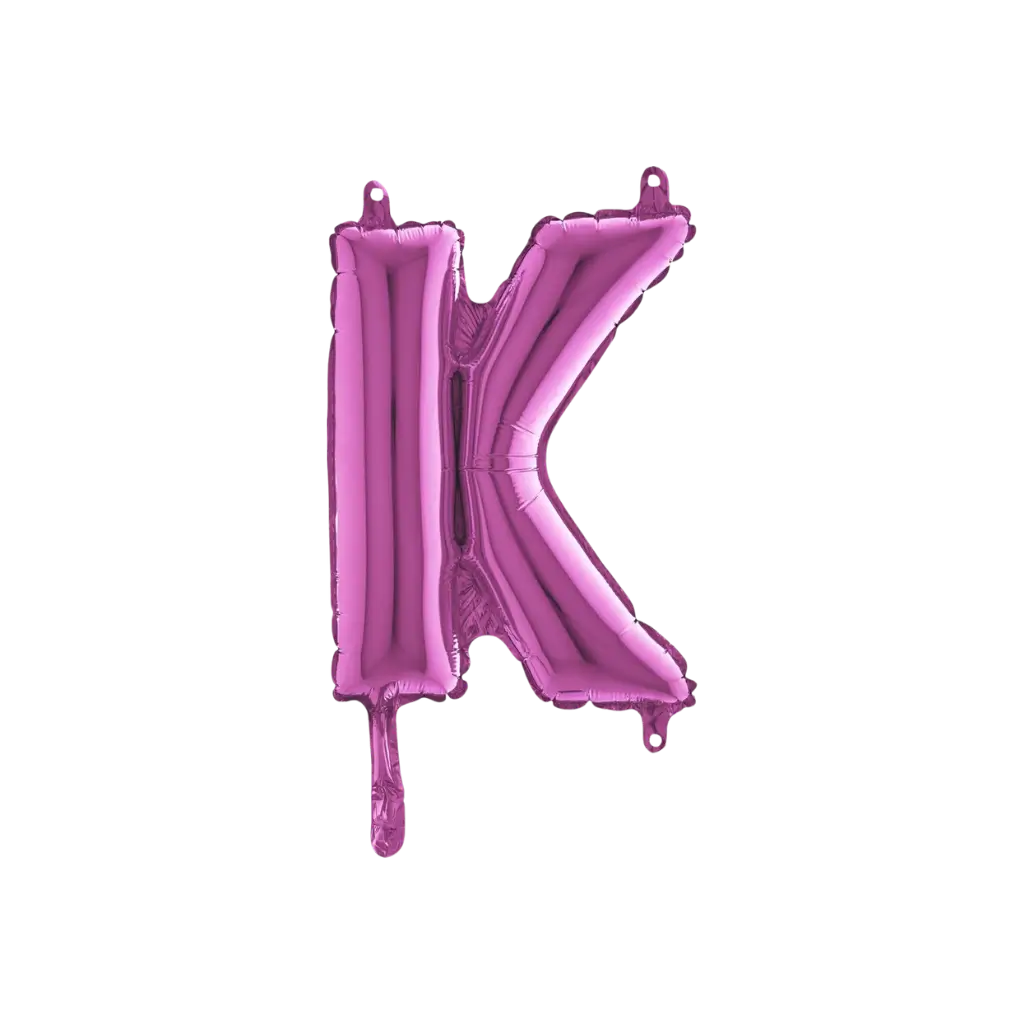 Balloon Letter K Pink - 35cm