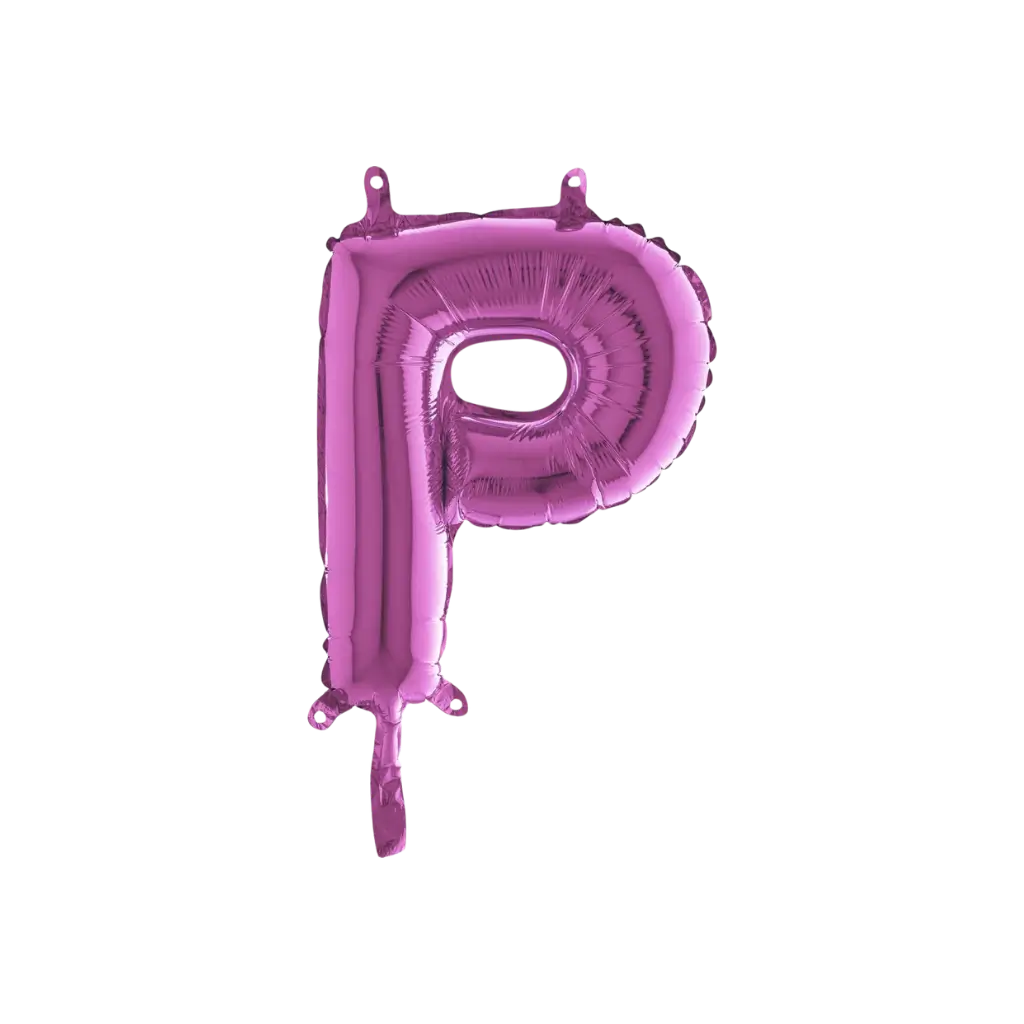 Balloon Letter P Pink - 35cm