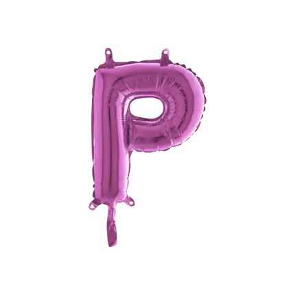Balloon Letter P Pink - 35cm