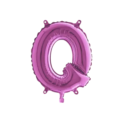 Balloon Letter Q Pink - 35cm