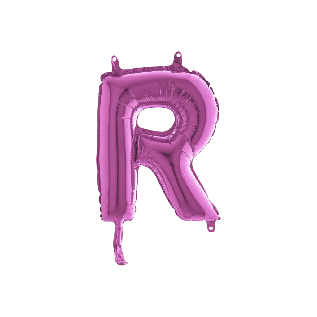 Balloon Letter R Pink - 35cm