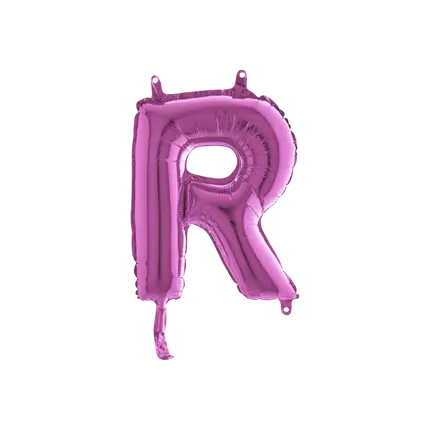 Balloon Letter R Pink - 35cm