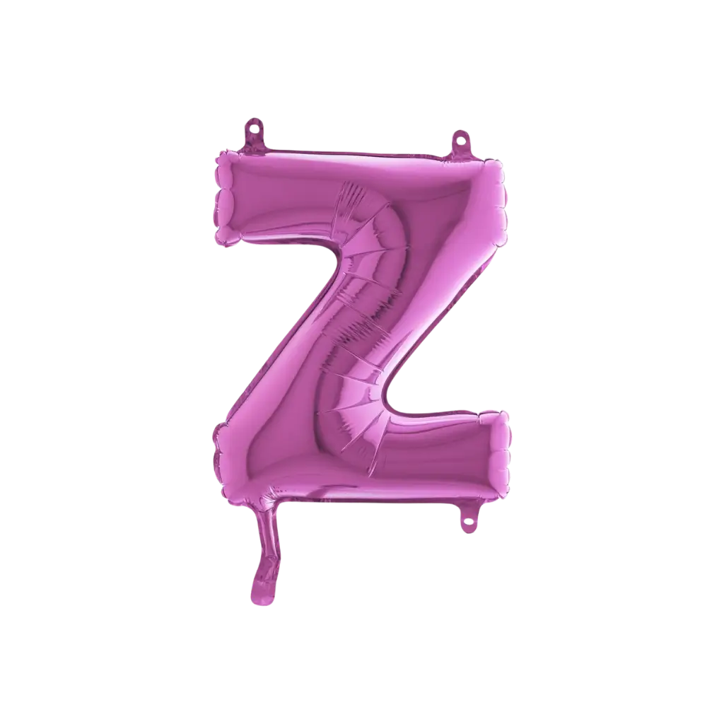 Balloon Letter Z Pink - 35cm