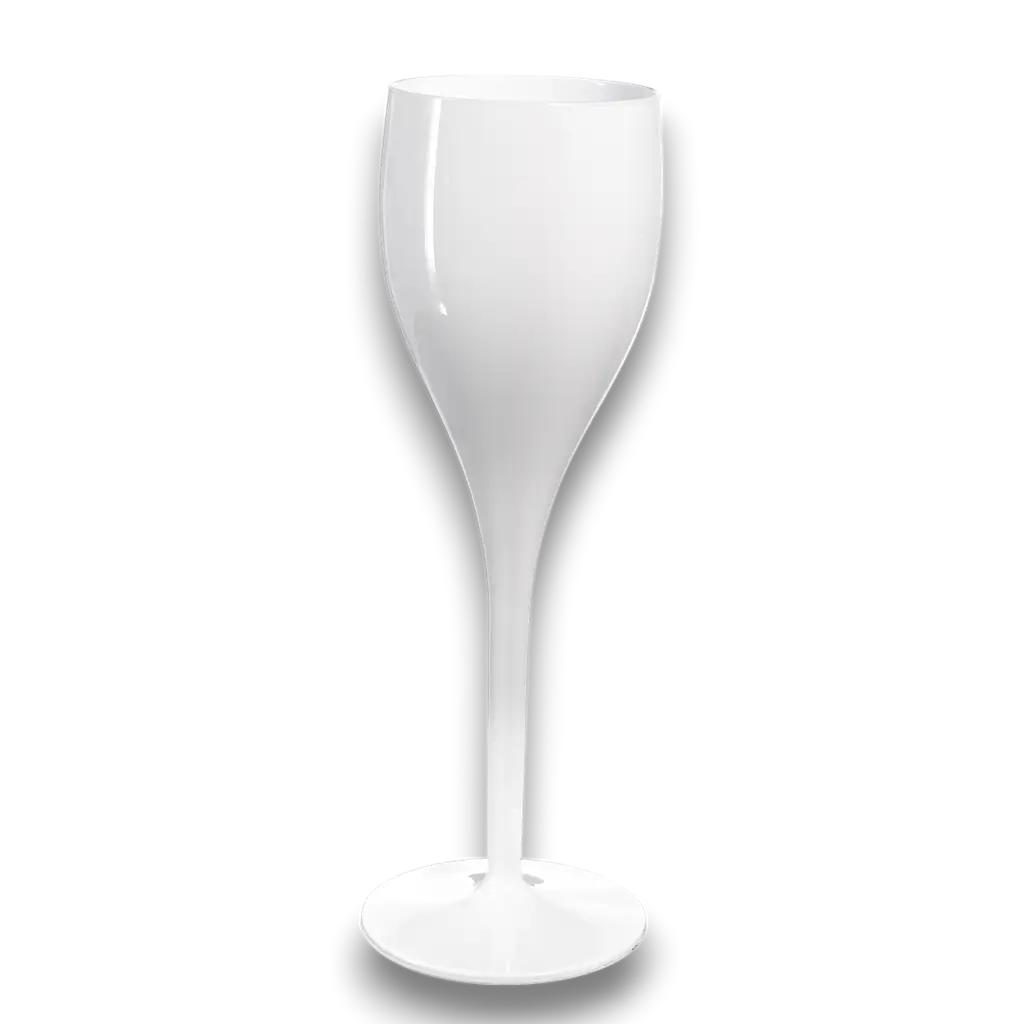 White Champagne flute 12cl