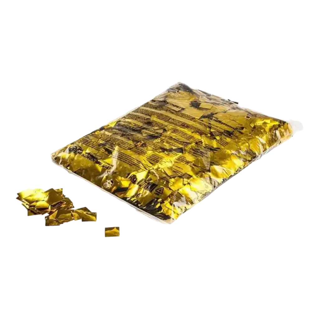 1KG bag metallic gold confetti Square 17X17mm Magic FX