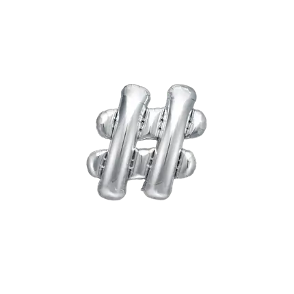 Balloon # Silver 35cm