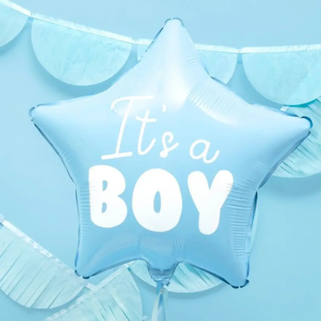It's a Boy" Blue Star Balloon 45cm