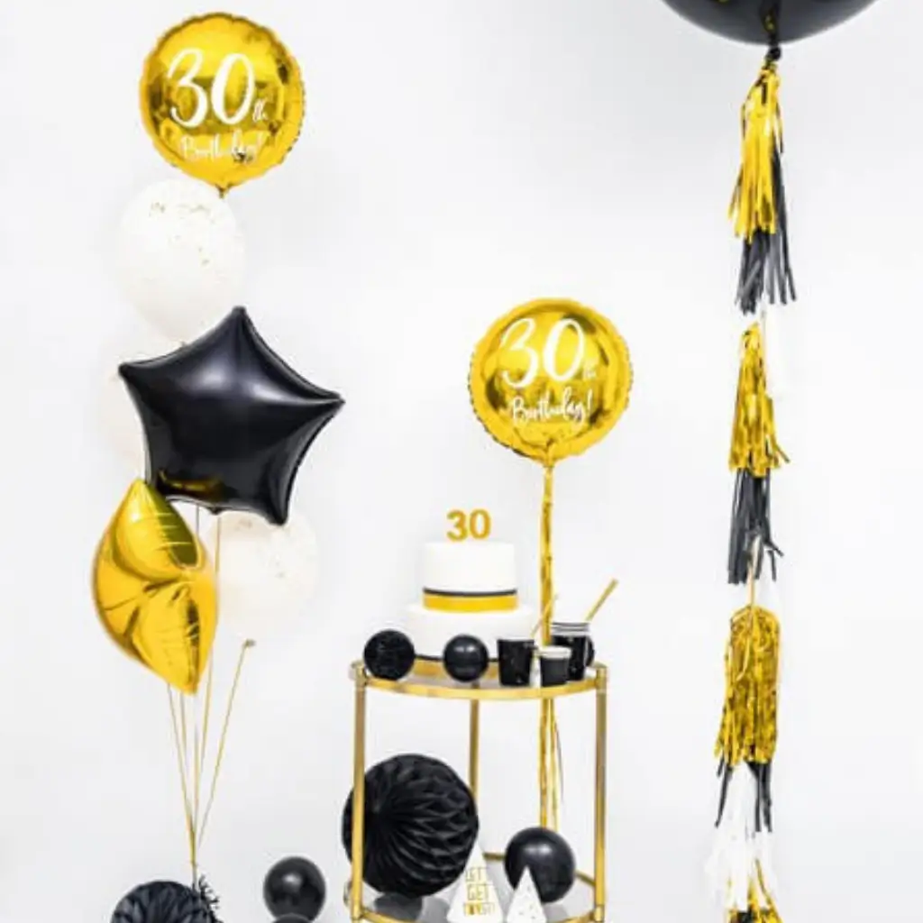 30th Birthday Balloon Gold ø45cm