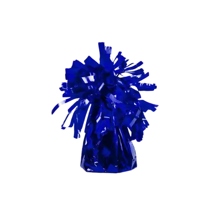 Weight for dark blue balloon