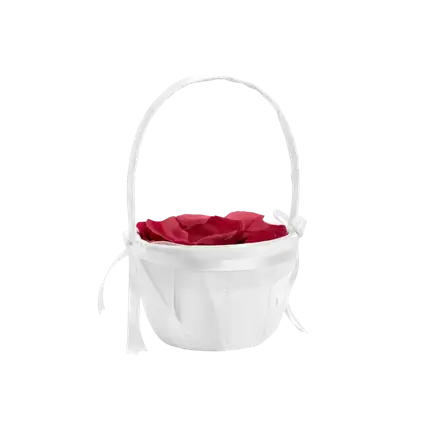 Wedding basket for rose petals