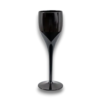 Black Champagne flute 12cl