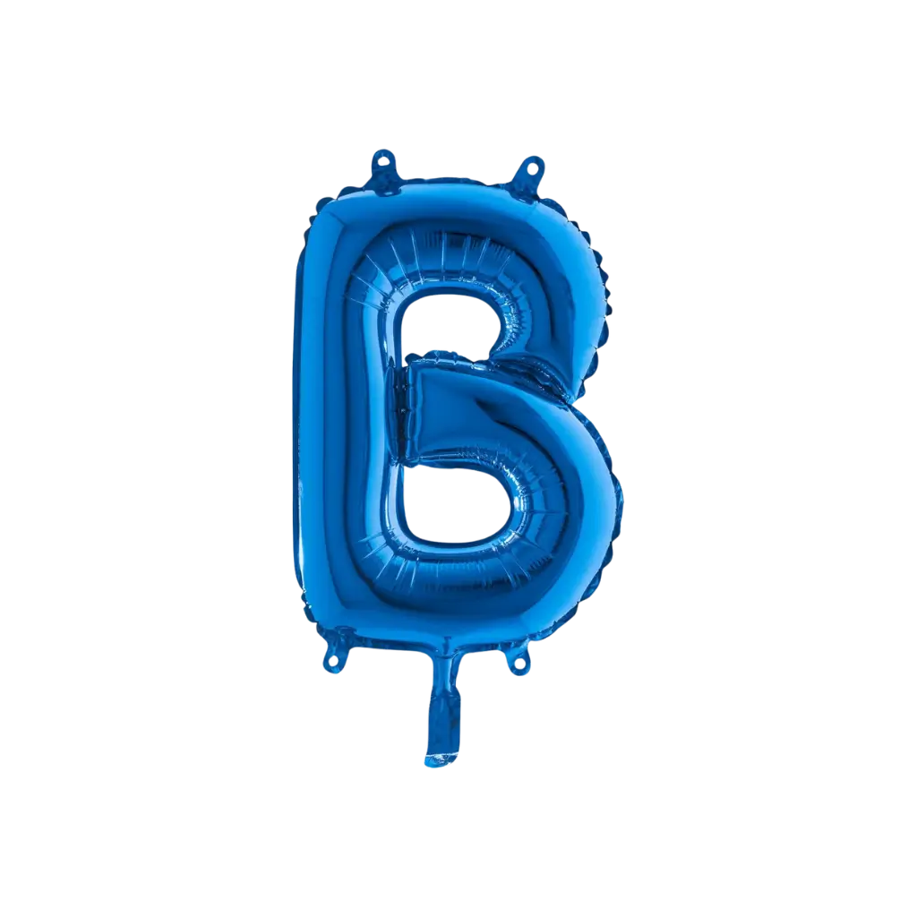 Balloon Letter B Blue - 35cm