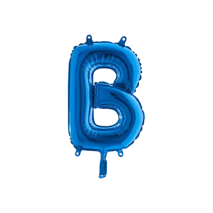 Balloon Letter B Blue - 35cm