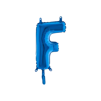 Balloon Letter F Blue - 35cm