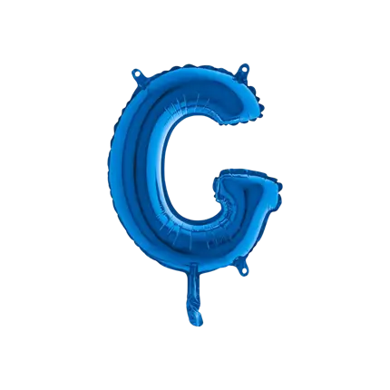 Balloon Letter G Blue - 35cm