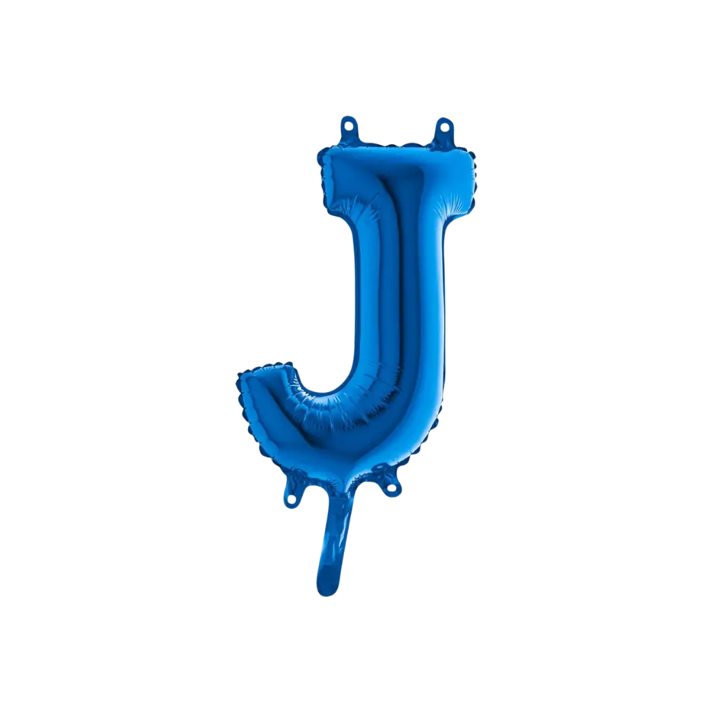 Balloon Letter J Blue - 35cm