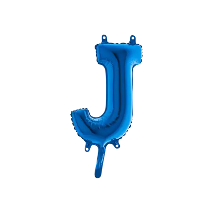 Balloon Letter J Blue - 35cm